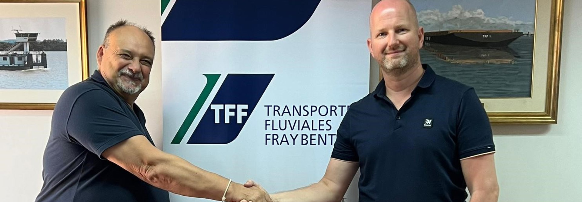 Fernando Perera Bruno CEO TFF Bert Duijzer Technical Manager Concordia Damen