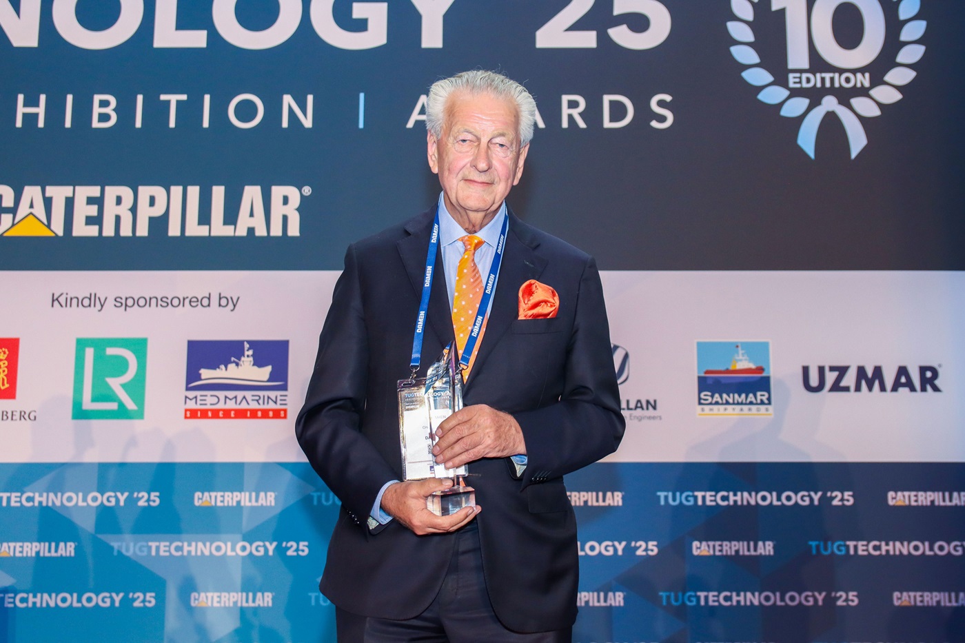 Mr Kommer Damen Receives Lifetime Achievement Award At TUGTECHNOLOGY 2025