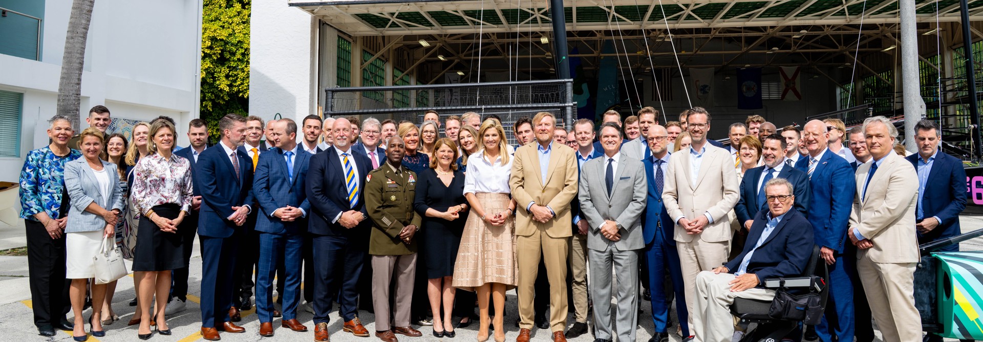 Berzoek Koningspaar Miami