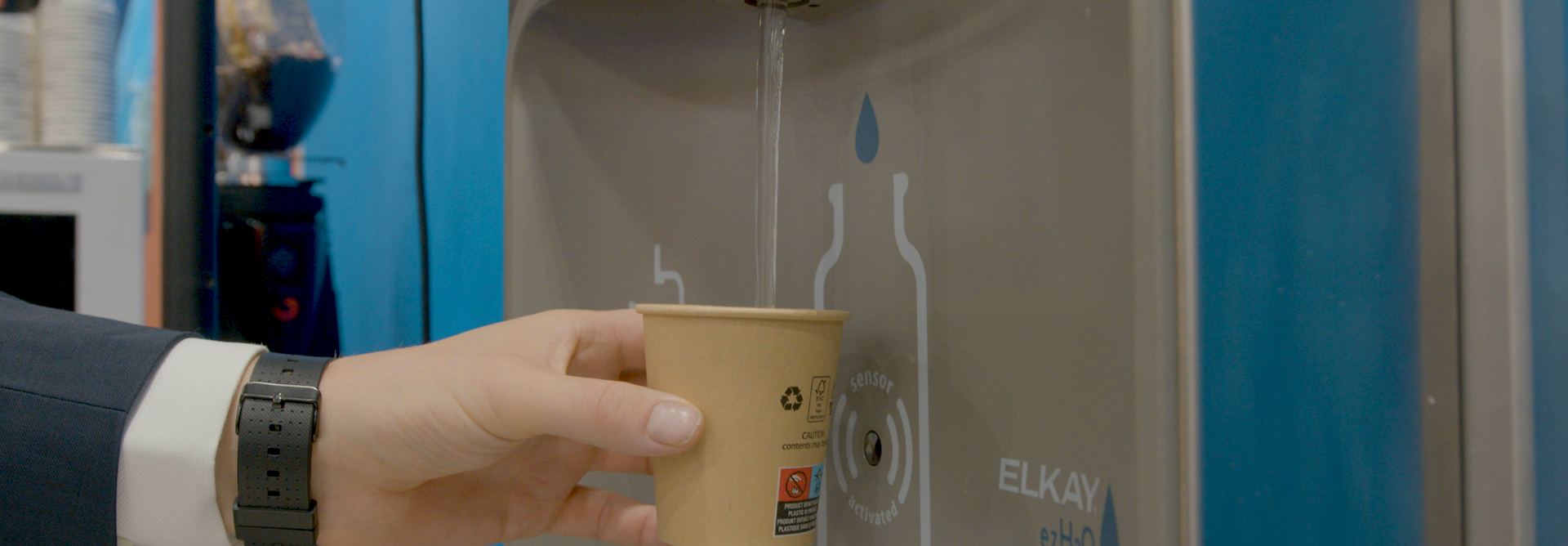 Bottle Filling Station Still Photo