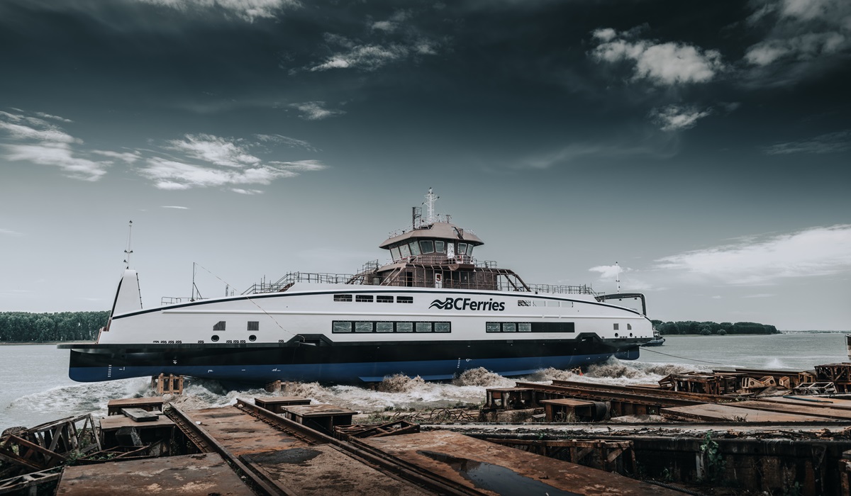 Damen Launches Fully Electric Ready Ferry For BC Ferries (1)