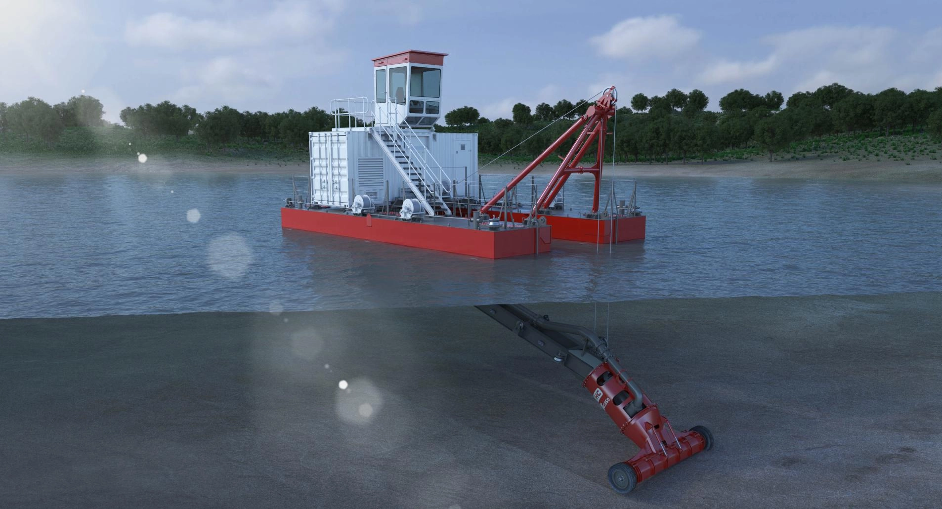 Otter Ladder Down Water Cam 24 Landscape Smaller