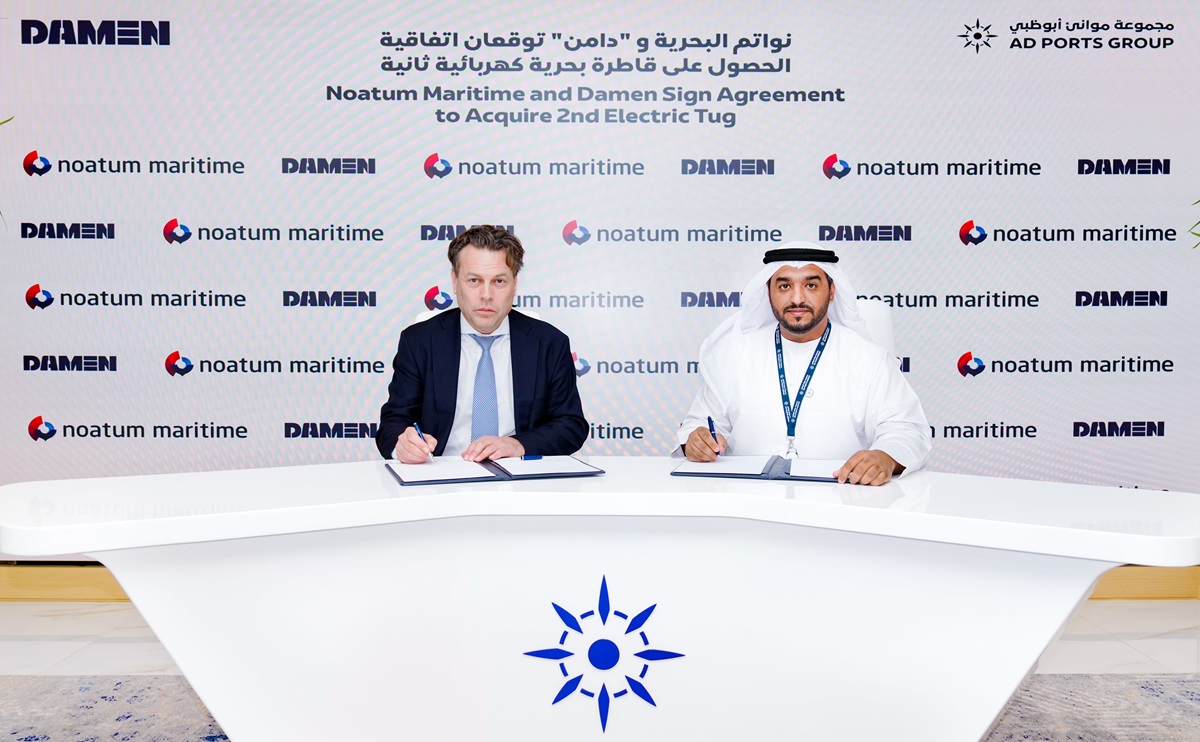 Damen And Noatum Maritime Sign For Second Full Electric RSD E Tug 2513